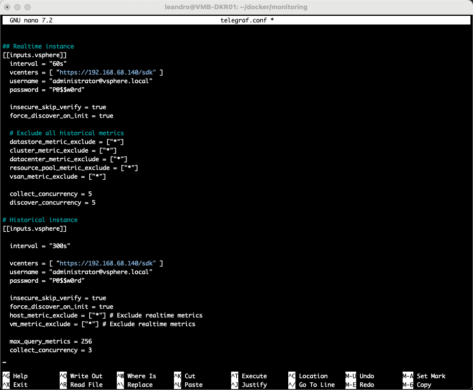 Monitorando VMware vSphere com TIG Stack em Docker com Raspberry Pi